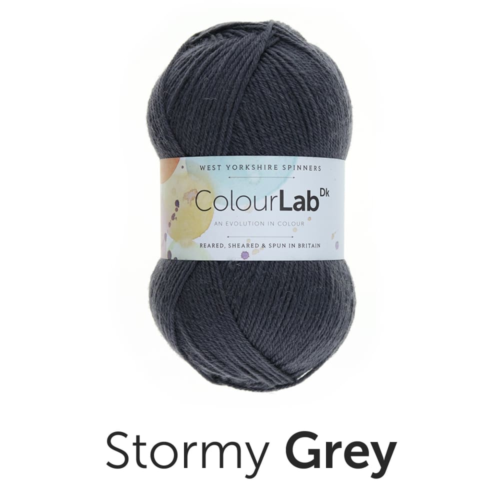 West Yorkshire Spinners Yarn Stormy Grey (373) West Yorkshire Spinners Colour Lab DK Knitting Yarn