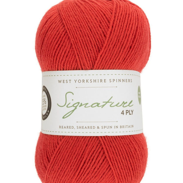 West Yorkshire Spinners Signature 4 Ply Cherry Drop