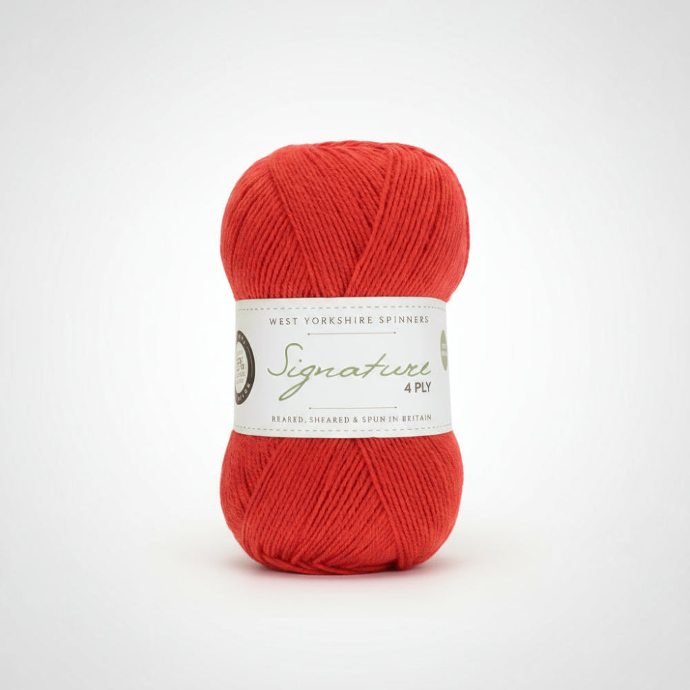 West Yorkshire Spinners Signature 4 Ply Cherry Drop - British Wool Sock Yarn