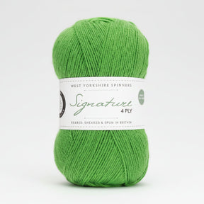 West Yorkshire Spinners Signature 4 Ply Chocolate Lime