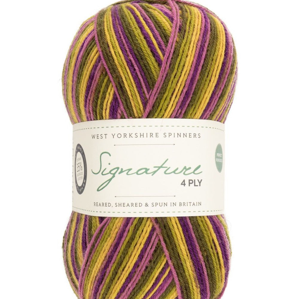 West Yorkshire Spinners Sock Yarn Passionfruit Cooler