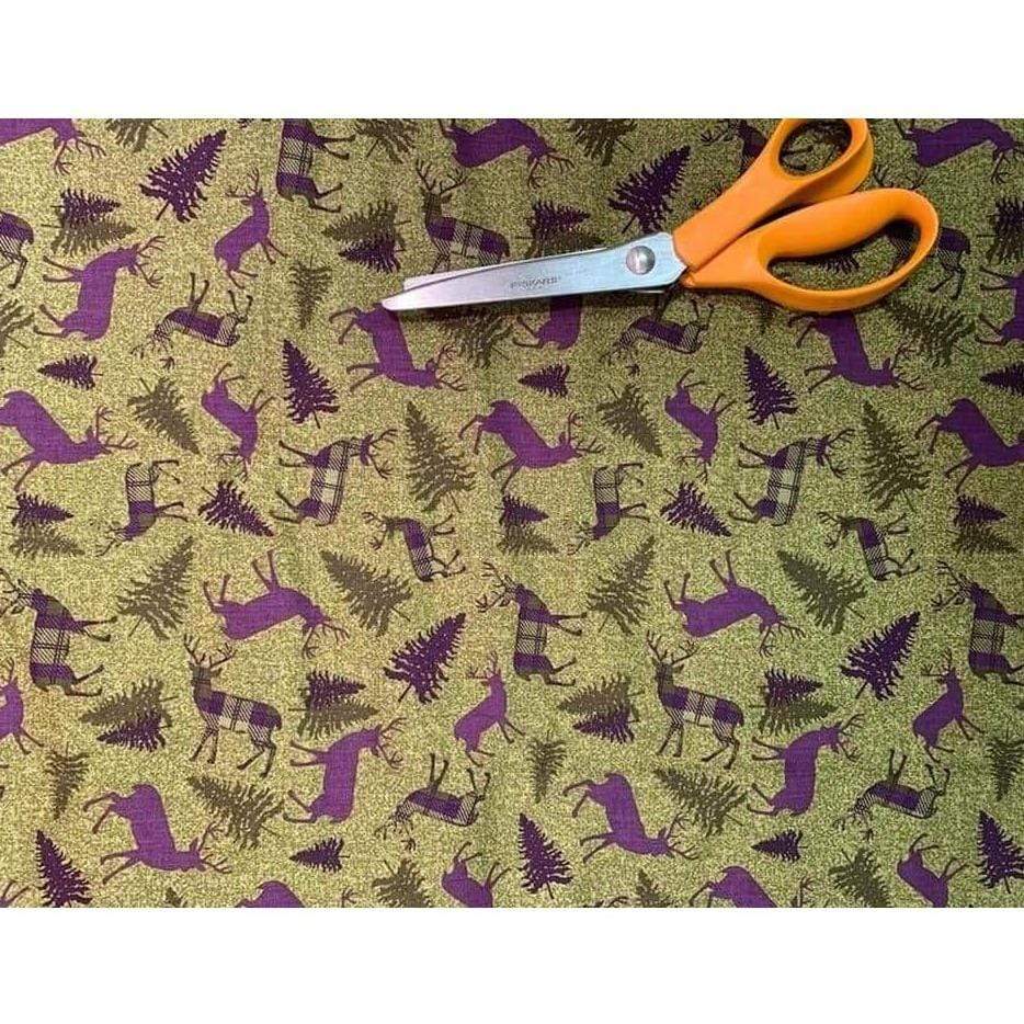 Wool n Stuff Ltd Fabric Stags (80544) Celtic Highlands 100% Cotton Fabric