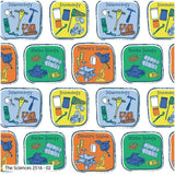 Wool n Stuff Ltd Fabric The Sciences (2516-02) Natural History Museum Future Scientist Fabric