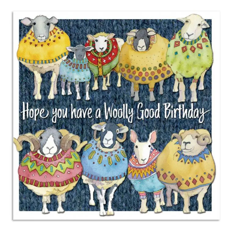 Emma Ball Woolly Sheep Birthday Card
