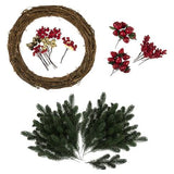 Winter Berry Wreath Kit Contents